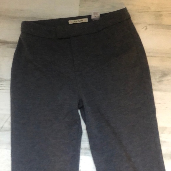 Free People Gray Soft Pants 3 - Picture 2 of 6